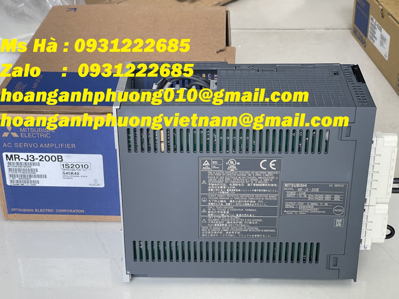 Servo 2kW MR-J3-200B mitsubishi - cạnh tranh giá toàn quốc